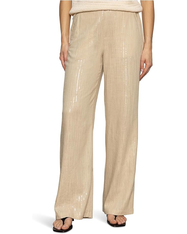 

Брюки Sanctuary Coastal Pants, цвет Sand Sequin Stripe