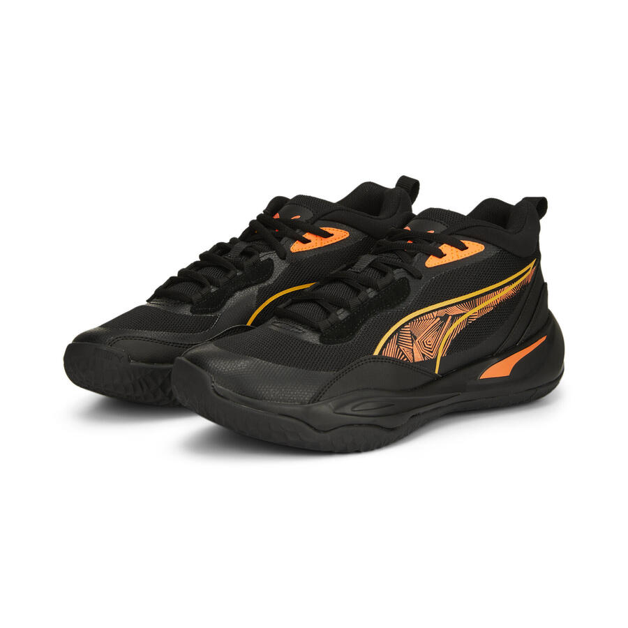 

Баскетбольные кроссовки Playmaker Pro Laser мужские PUMA Black Ultra Orange