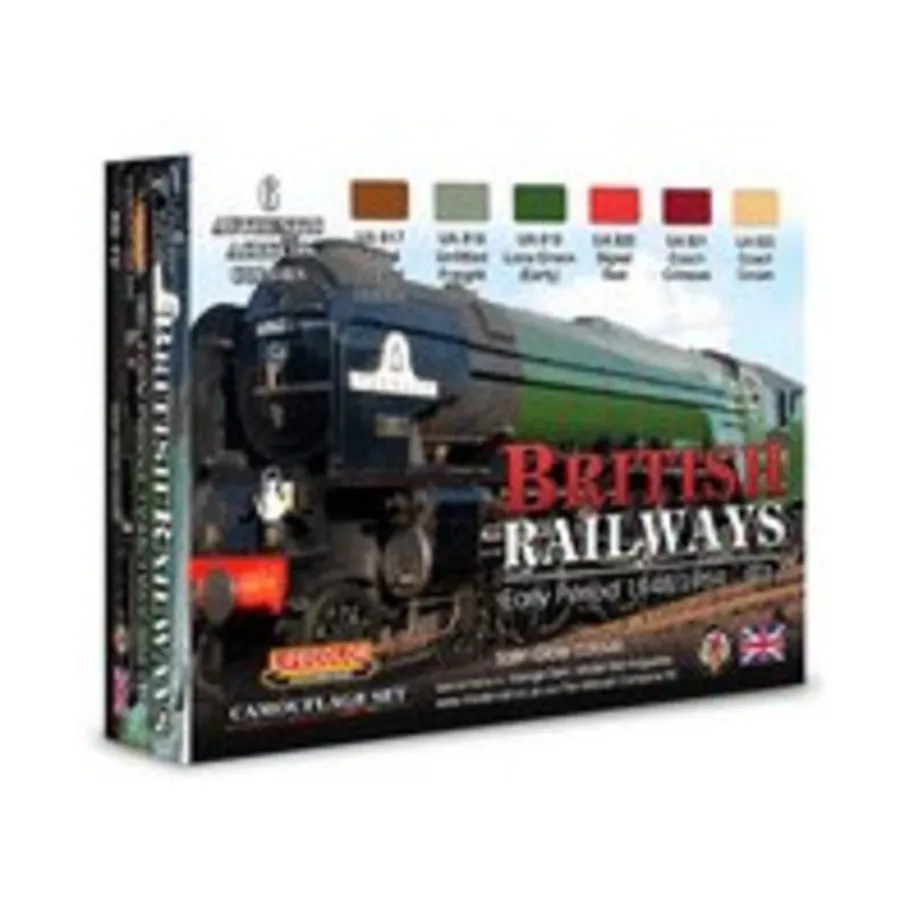 

Набор №1 Британских железных дорог, Train Paint Sets (Lifecolor)