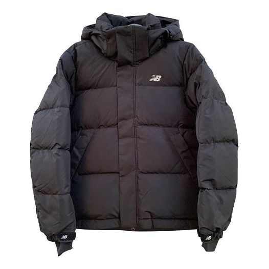 

Куртка New Balance Windproof Warm Hooded Down Jacket 'Black', черный