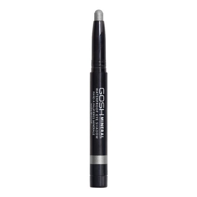 

Минеральные водостойкие тени для век Gosh, цвет 006 metallic grey, 1,4 гр