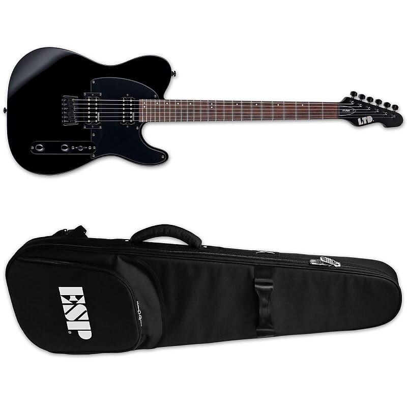 

Электрогитара ESP LTD TE-200 Electric Guitar Black + ESP Gig Bag BRAND NEW TE200