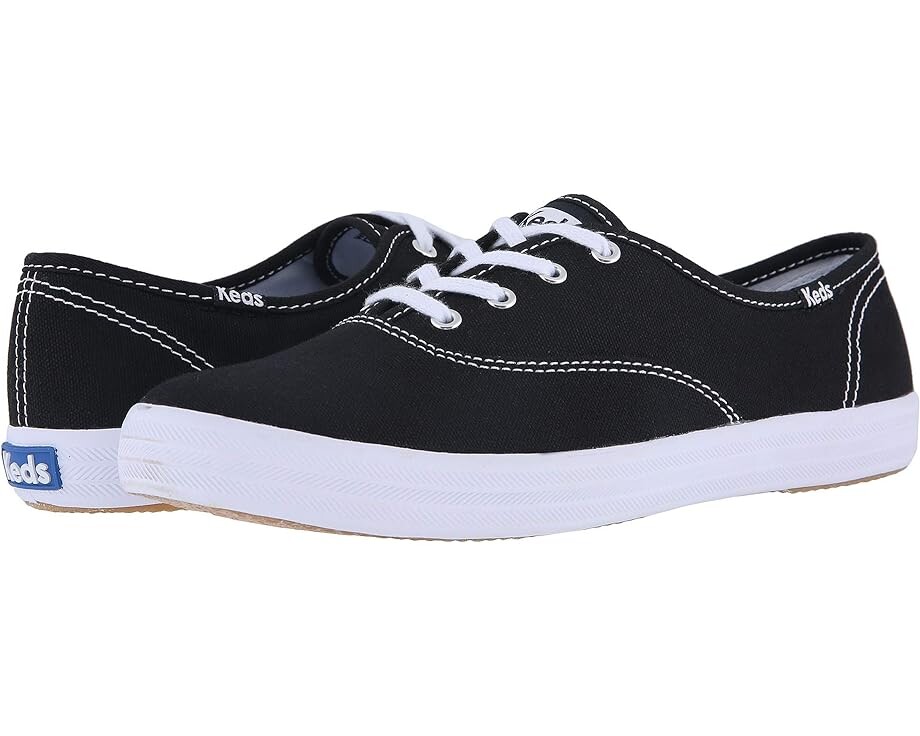 

Кроссовки Keds Champion Canvas Lace-Up, цвет Black Canvas