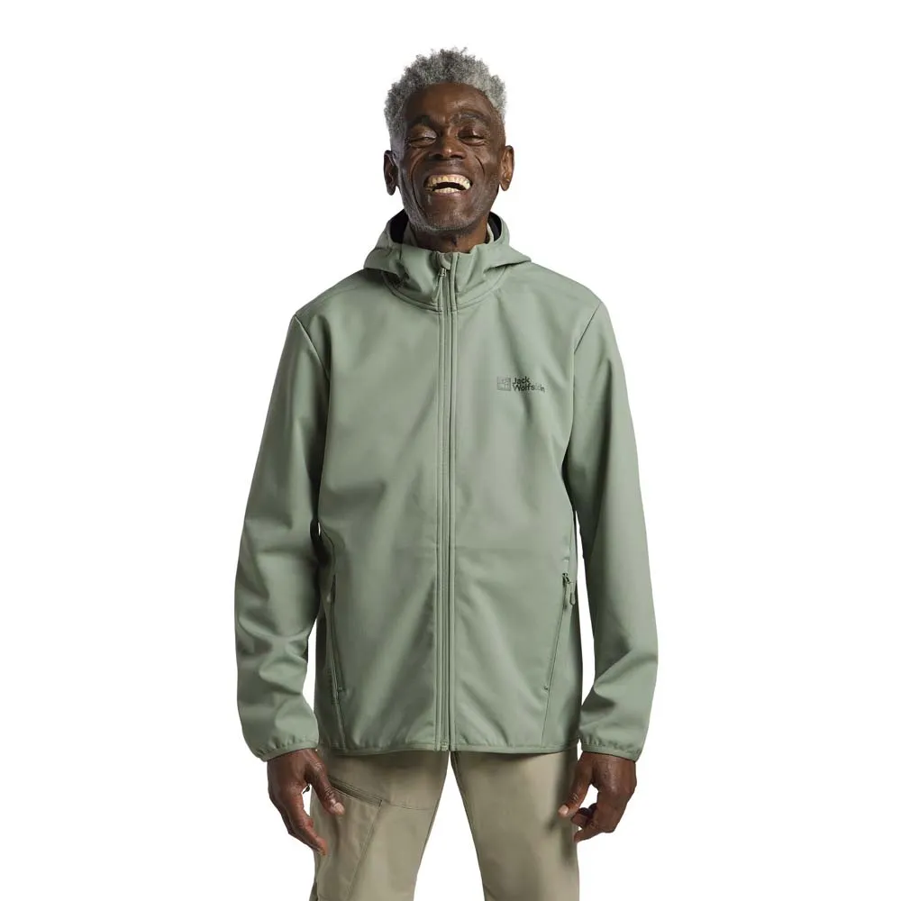 

Куртка Jack Wolfskin Bornberg softshell, зеленый