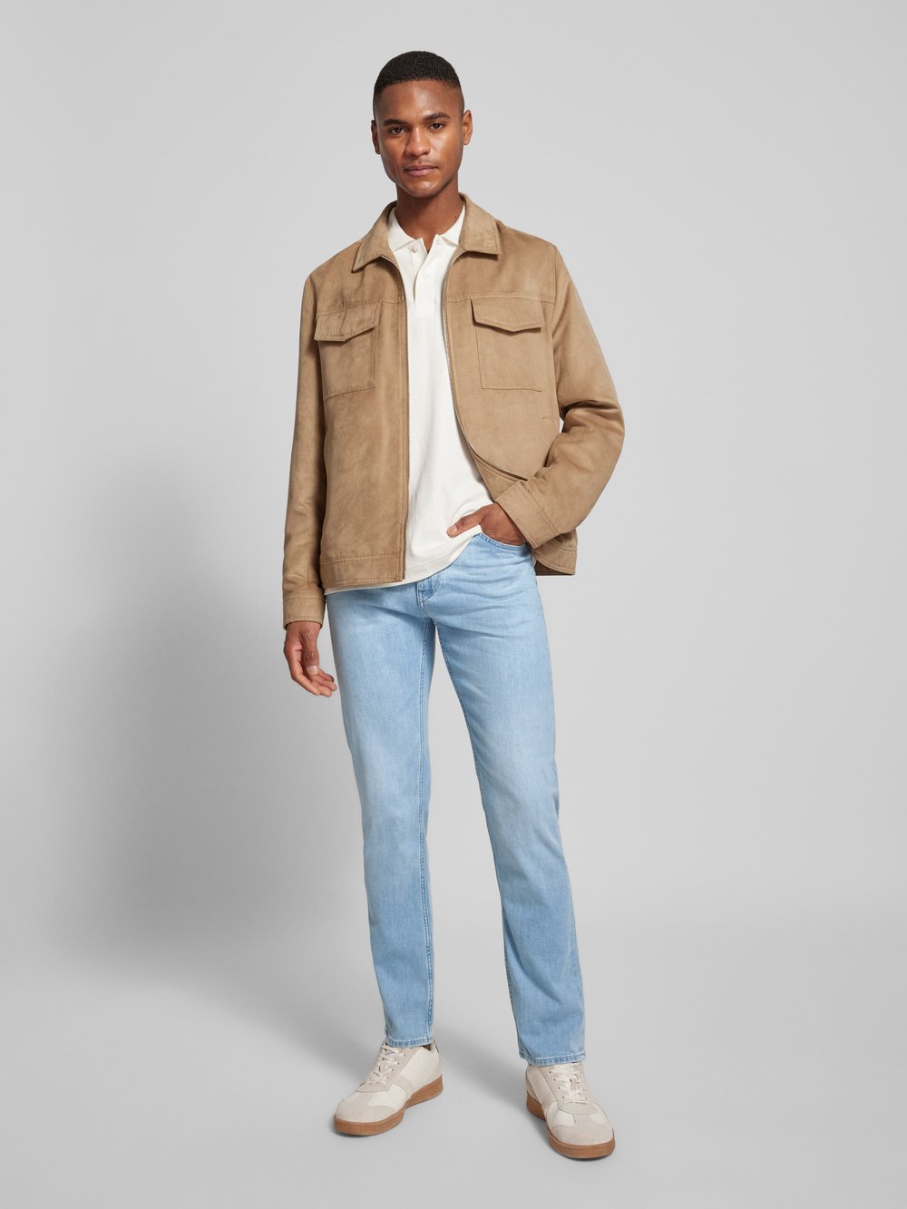 

Джинсы Slim fit с 5 карманами, модель «Delaware» BOSS, светло-голубой