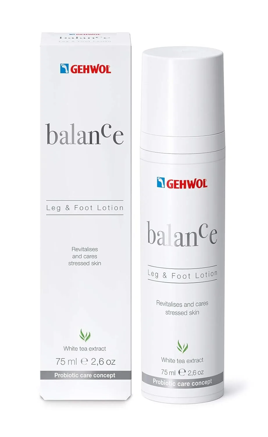 GEHWOL Balance Leg & Foot Lotion, 2.6 унции., White