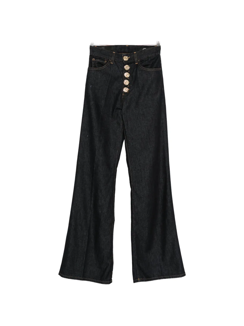 

Джинсы из хлопка на пуговицах Dondup, синий