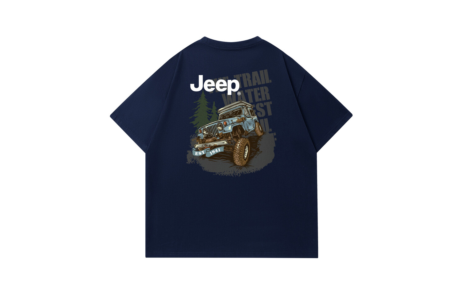 

Футболка унисекс Jeep, серый