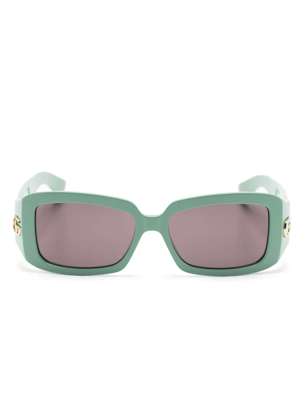 

Солнцезащитные очки с логотипом Double G Gucci Eyewear, зеленый