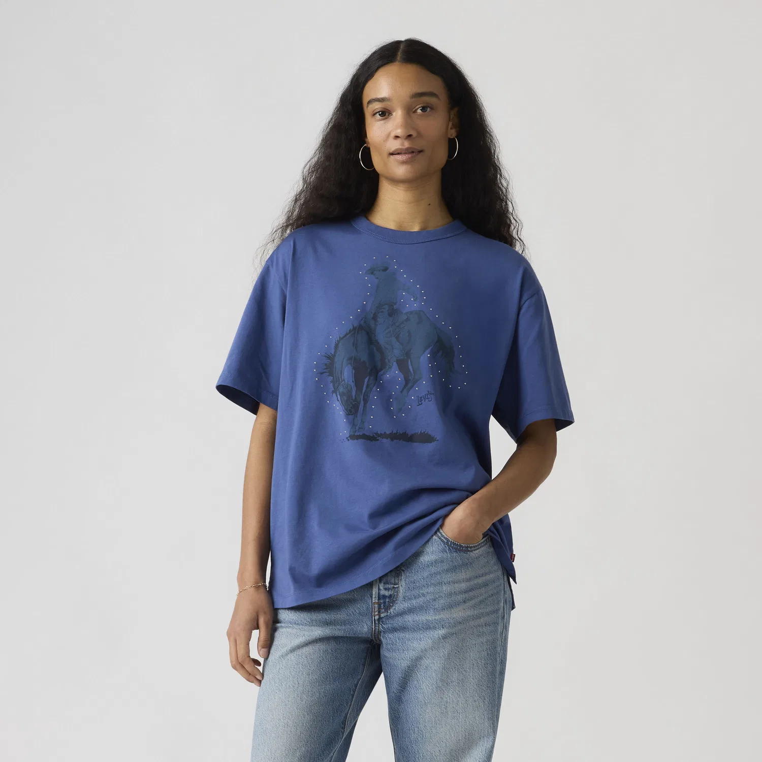 Футболка с графическим логотипом Tabor Levi's, Blue — фото 3