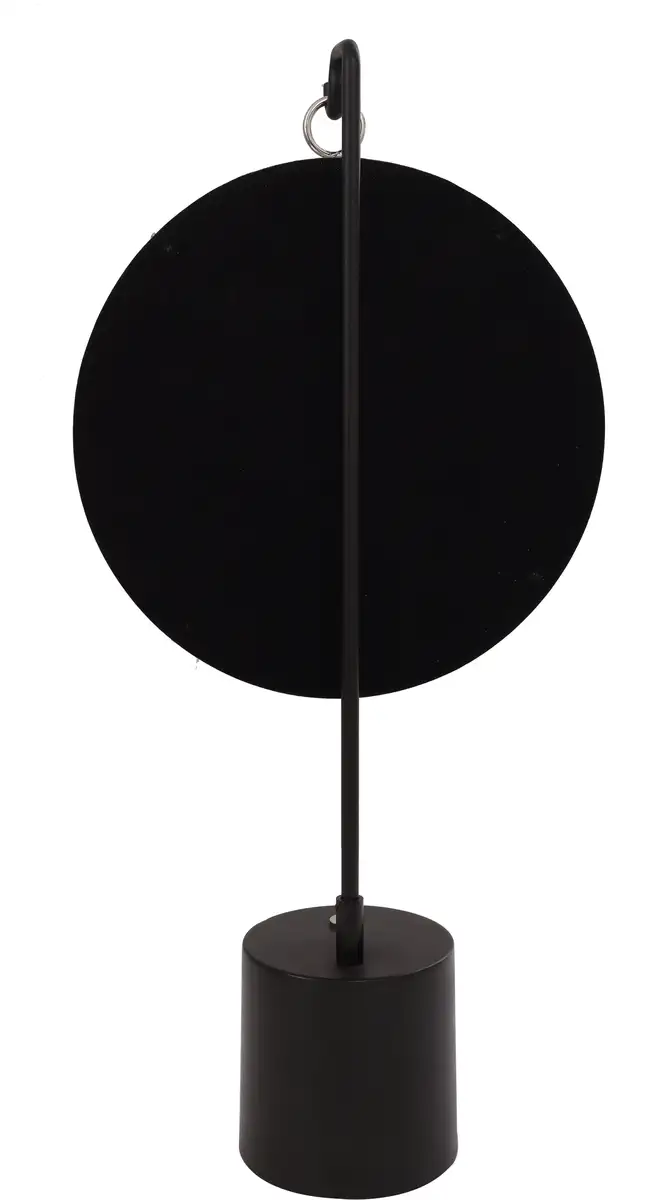 Декоративное зеркало Kayoom "Настольное зеркало Eleganca 225", (1 шт.), стоячее зеркало 30х65х13 см, Ø 0 см, черный/серебристый — фото 2