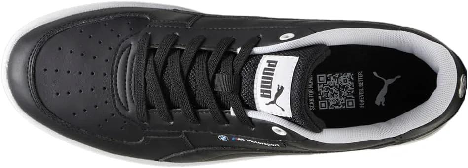 Кроссовки PUMA мужские BMW M Motorsport Caven 2.0 на шнуровке, повседневные - черные, черный — фото 4