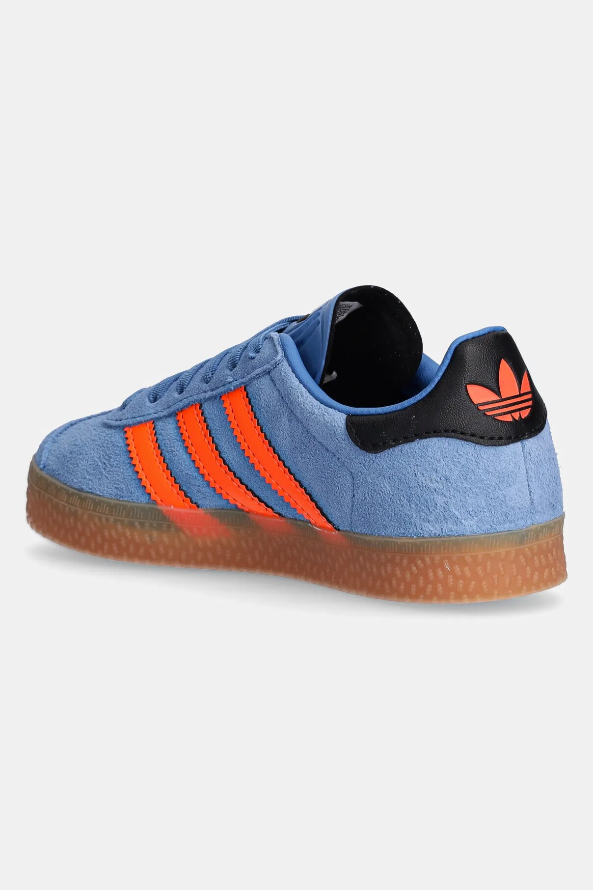 Детские замшевые кроссовки GAZELLE Adidas Originals, синий — фото 4