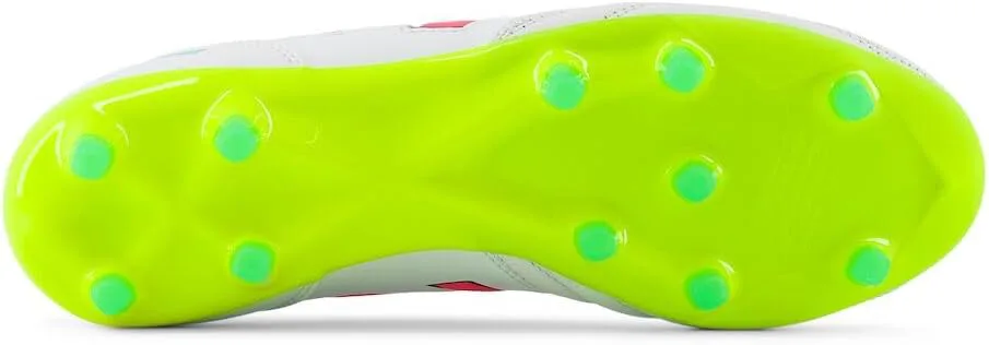 Футбольные бутсы New Balance Men's 442 V2 Team FG, белый/розовый — фото 2