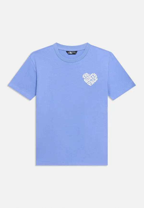 Футболка с коротким рукавом и принтом, от brand proud, свободного кроя. The North Face, Periwinkle Glow — фото 3