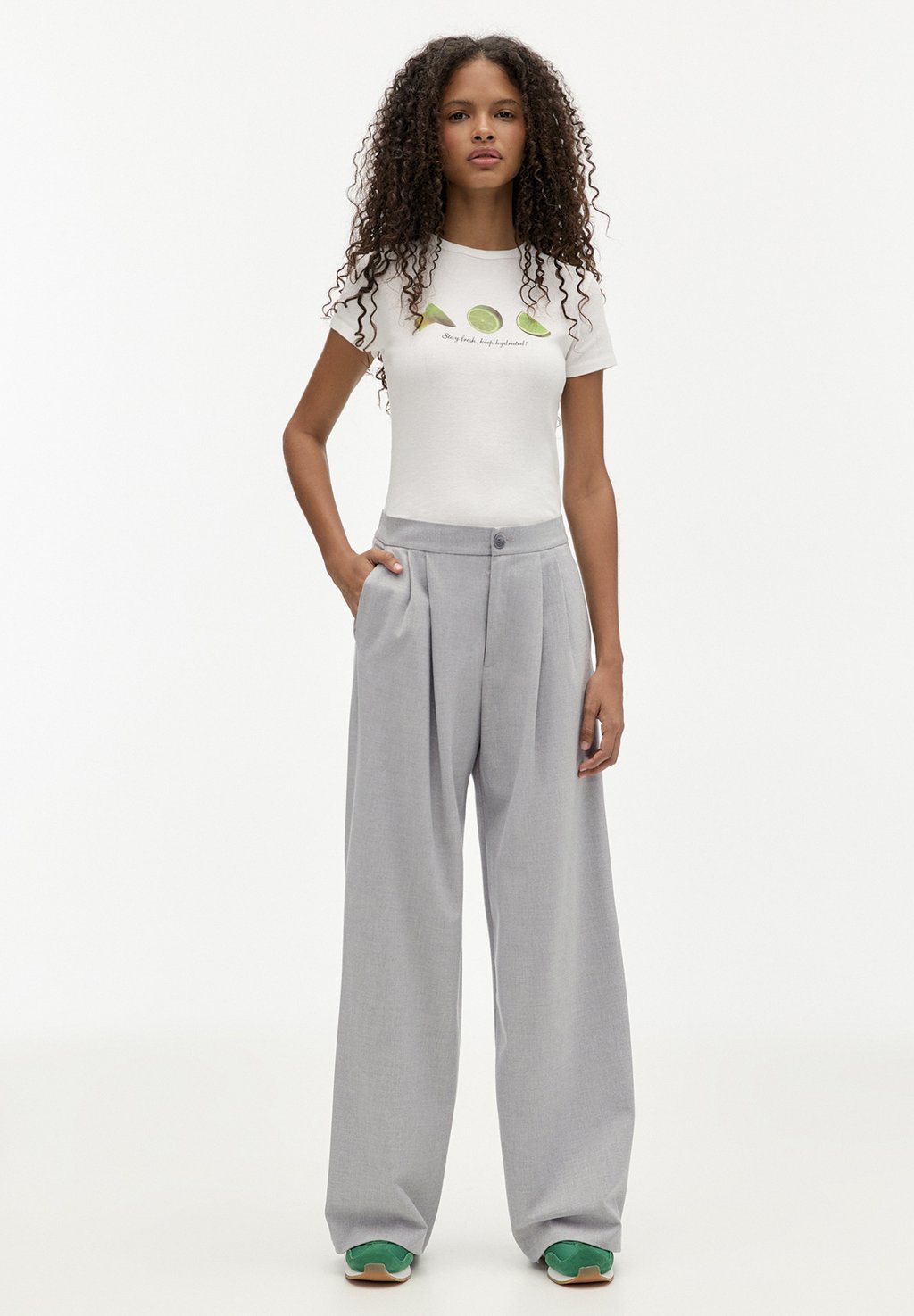 

Брюки PULL&BEAR, светло-серый