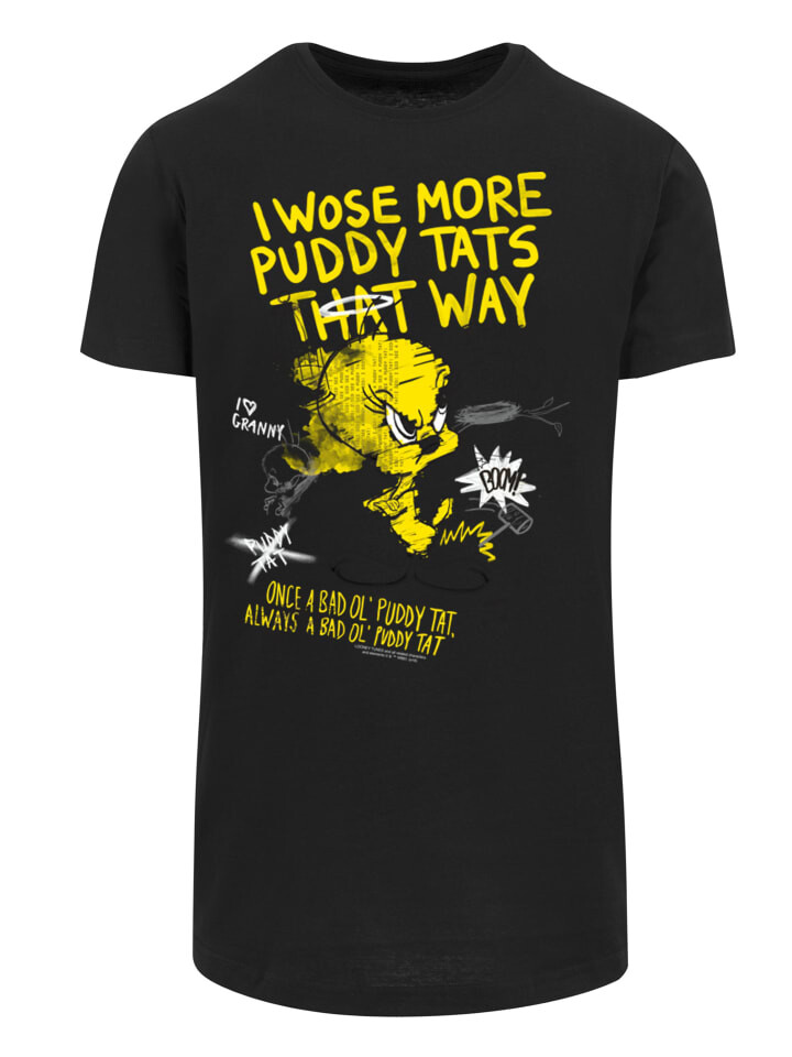 

Футболка F4NT4STIC Looney Tunes Tweety Pie More Puddy Tats, черный