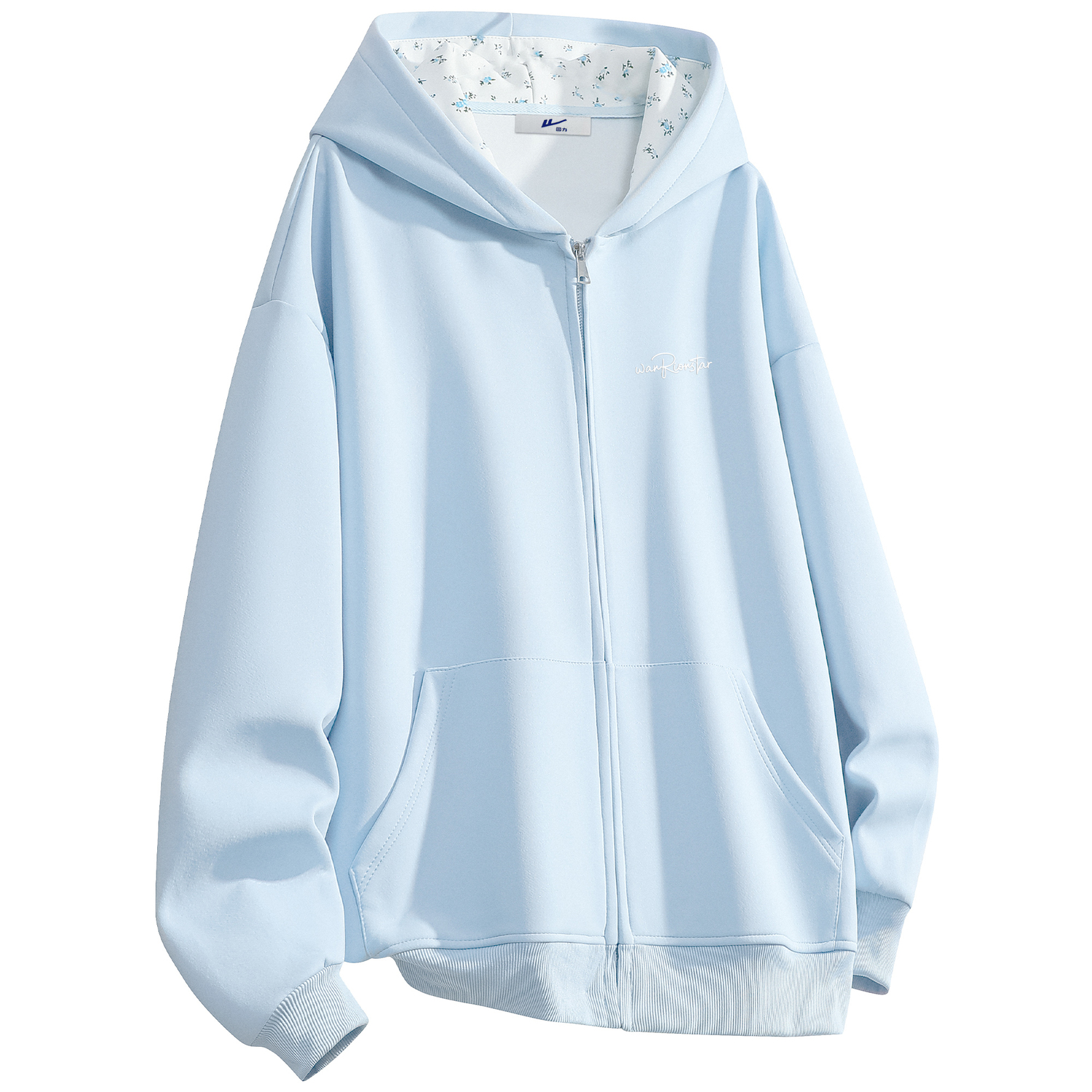 

Толстовка женская худи кардиган Moderate WARRIOR, moonсветло-синий