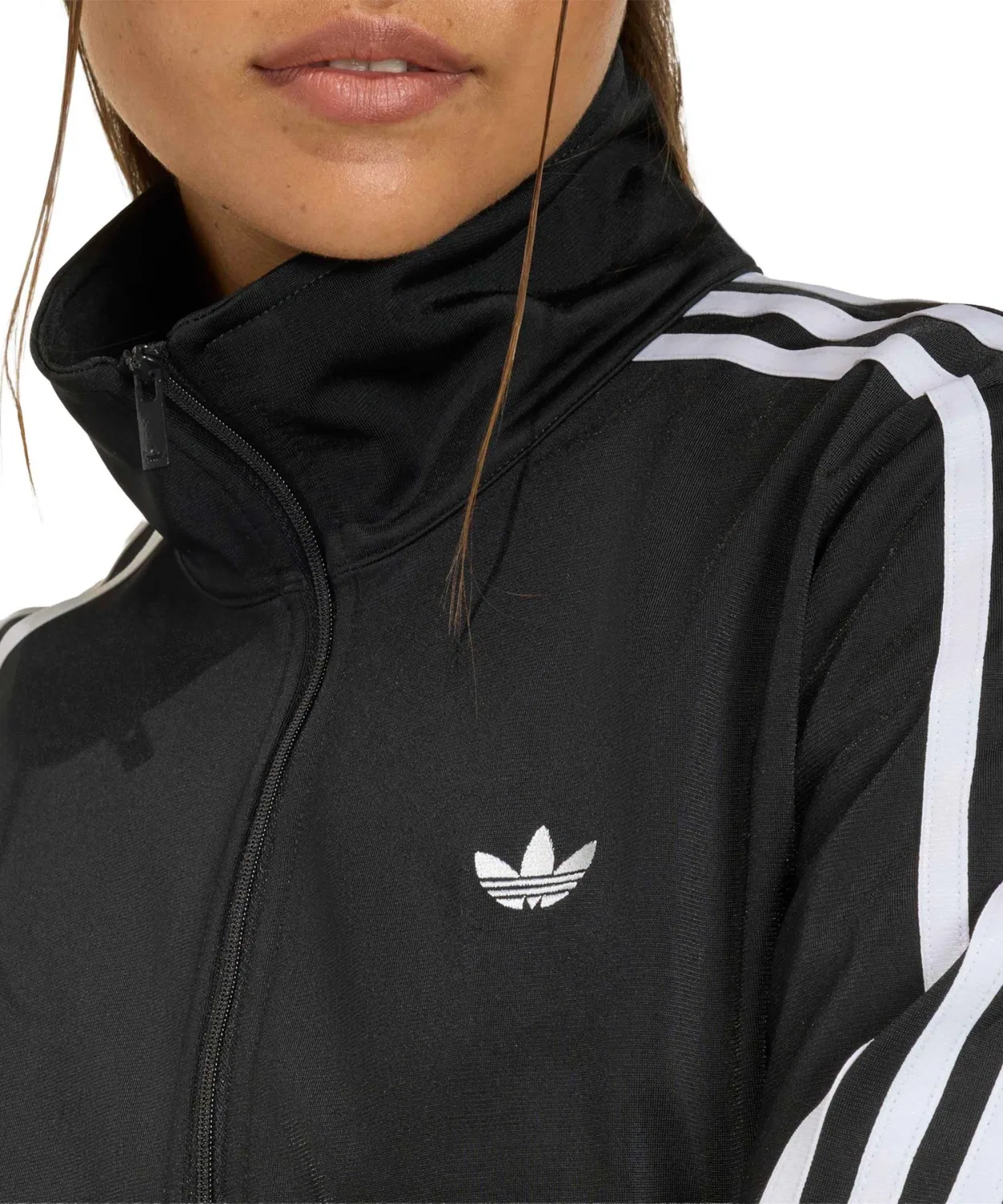 Трек-топ с эффектом смокинга adidas Firebird Track Top, черный — фото 4
