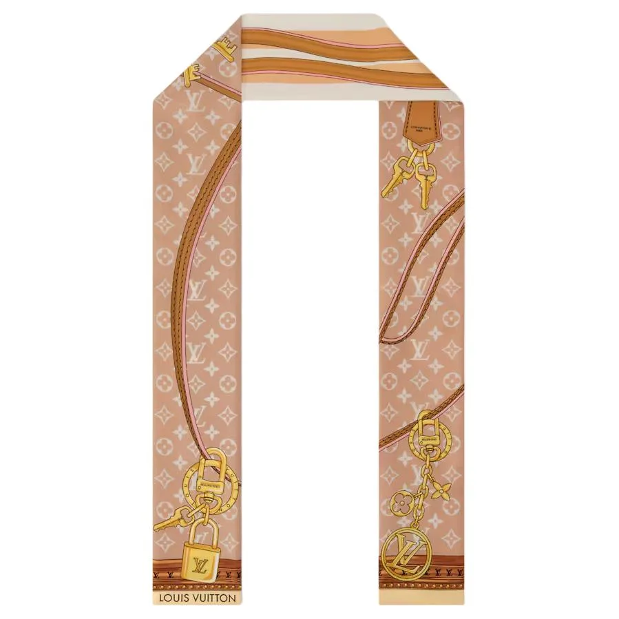 Повязка для волос Mulberry Silk Unisex Sand LOUIS VUITTON, sand — фото 2