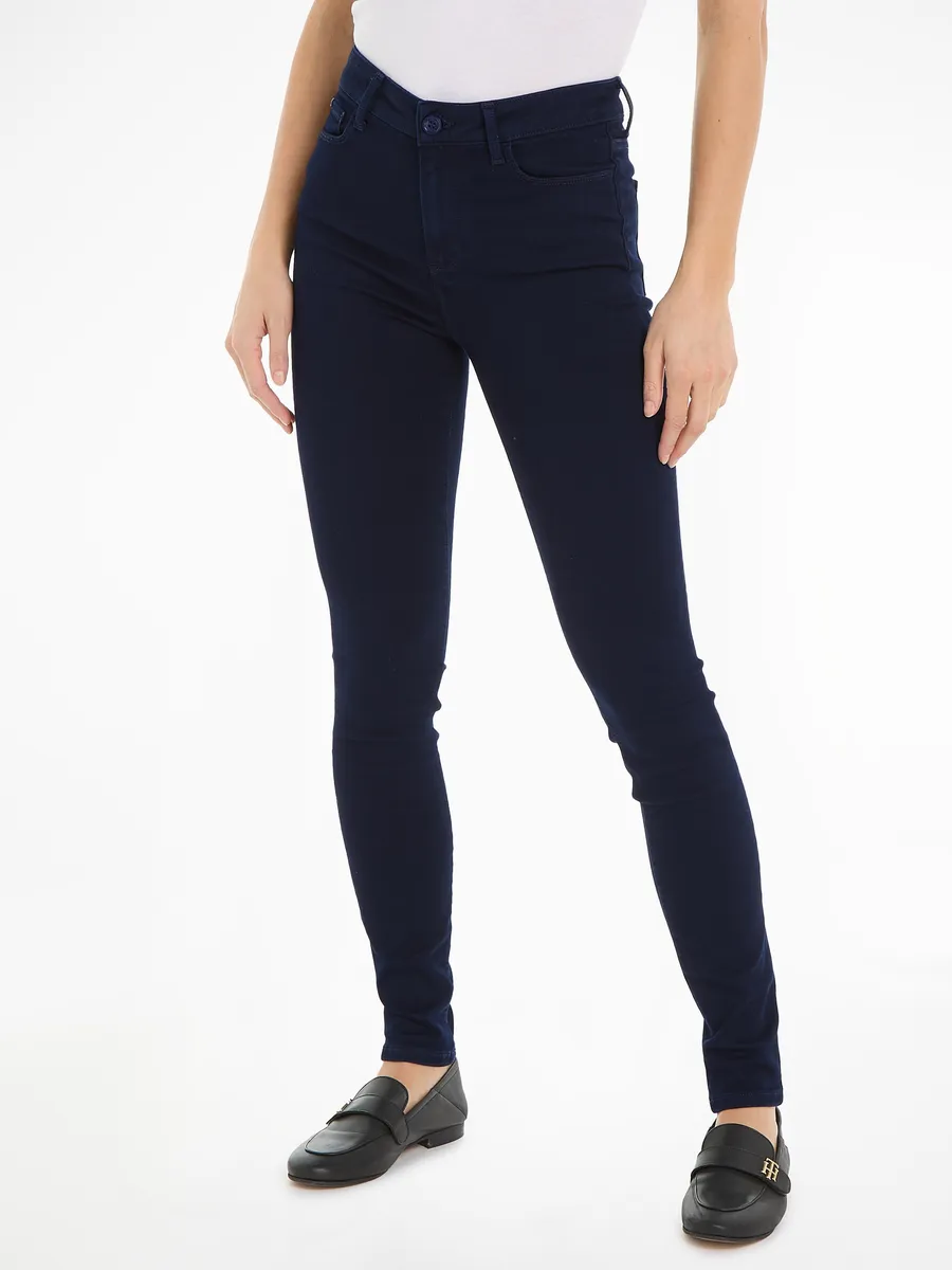 

Джинсы скинни Tommy Hilfiger "TH FLEX HARLEM U SKINNY HW" с логотипом Tommy Hilfiger, цвет Bea