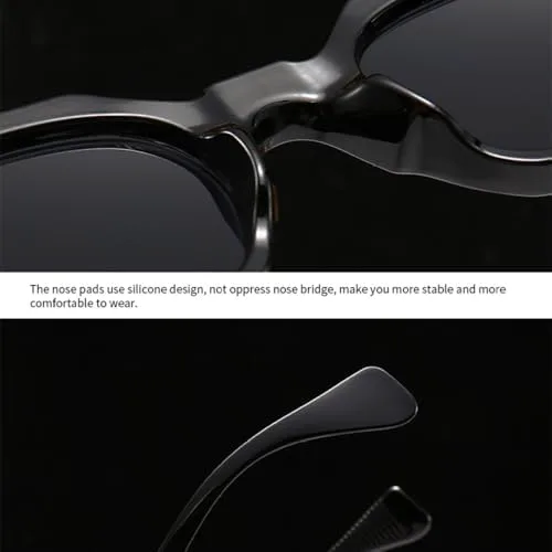 

Солнцезащитные очки Polygon Retro 2027 для женщин, модные, с заклепками, для активного отдыха, зеркальные, UV400, C3, прозрачно-серые, один размер MTZJH, One Color