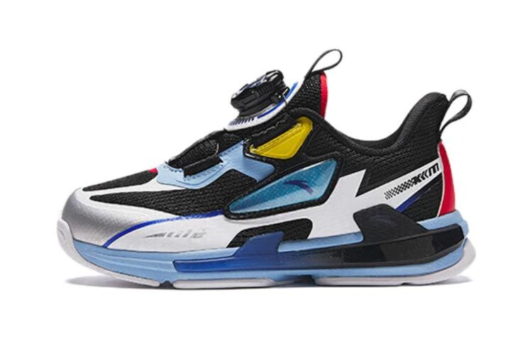 

Детские кроссовки PS Mid-top University Blue/Black/White Anta Kids, черный/белый/синий