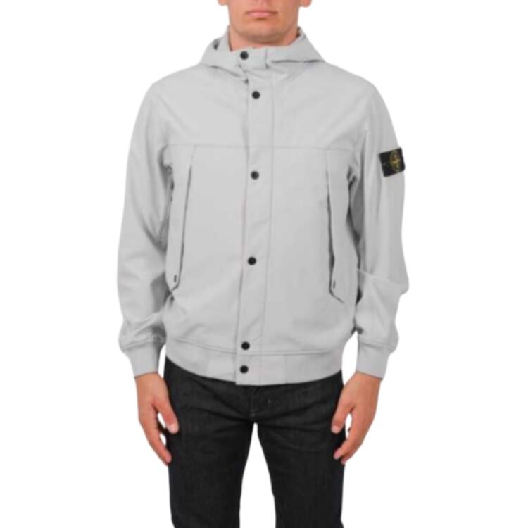 SS24 Куртка мужская Frost Blue Stone Island, голубой — фото 4