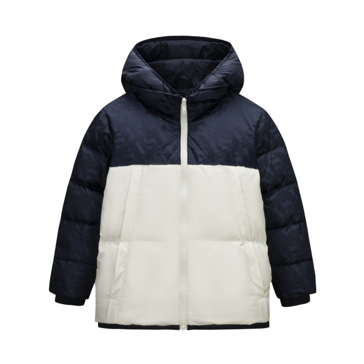 Детская утепленная куртка с капюшоном Moderate Levis, темно royal синий