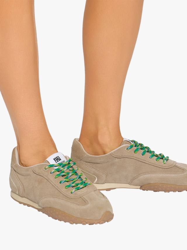 Lagos Suede Lace Up Trainers KG Kurt Geiger, Beige — фото 2