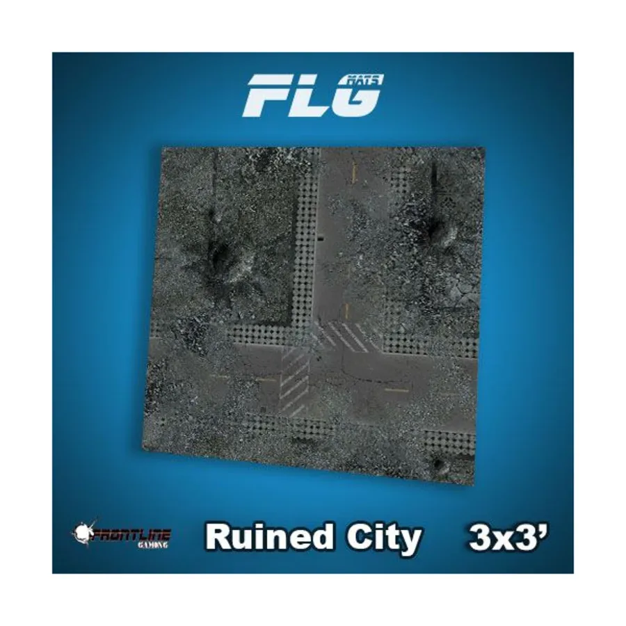 

3 х 3 фута — разрушенный город, F.L.G. Mats 3' x 3'