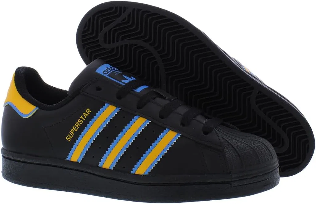 Кроссовки мужские Adidas, Core Black/Collegiate Gold/Pulse Blue-black — фото 4