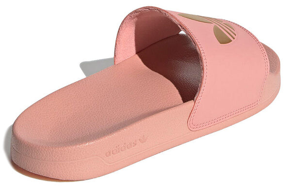 Тапочки adilette lite 'trace pink gold' Adidas, розовый — фото 4
