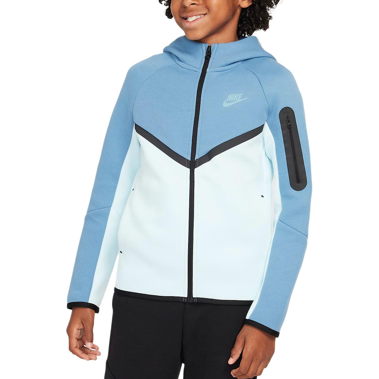 Толстовка Sportswear Tech Fleece Glacier Blue Nike — фото 2