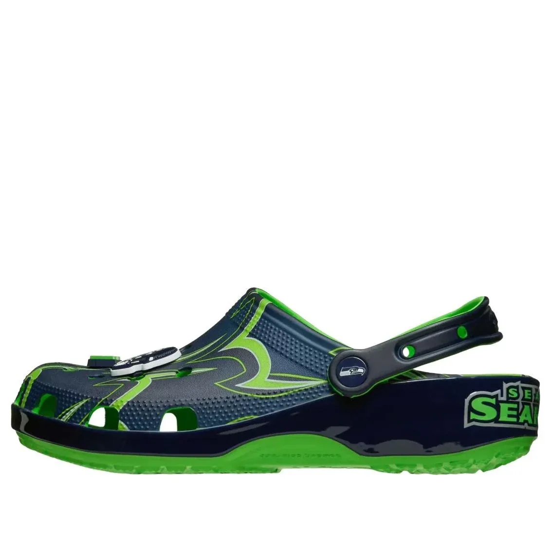 Сабо Crocs x NFL Classic Clog 'Seattle Seahawks', зеленый