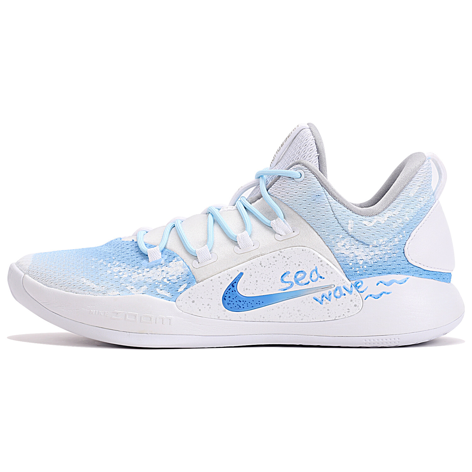 

Баскетбольные кроссовки Hyperdunk X мужские с низким верхом, синие/белые Nike