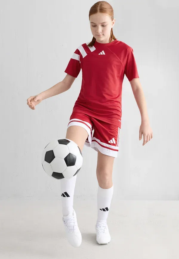 Футболка с принтом Adidas Performance Fortore 23, красно-белая — фото 2