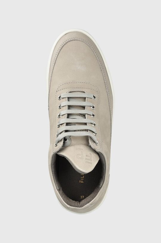 Кроссовки Low Top Ripple из нубука Filling Pieces, серый — фото 4