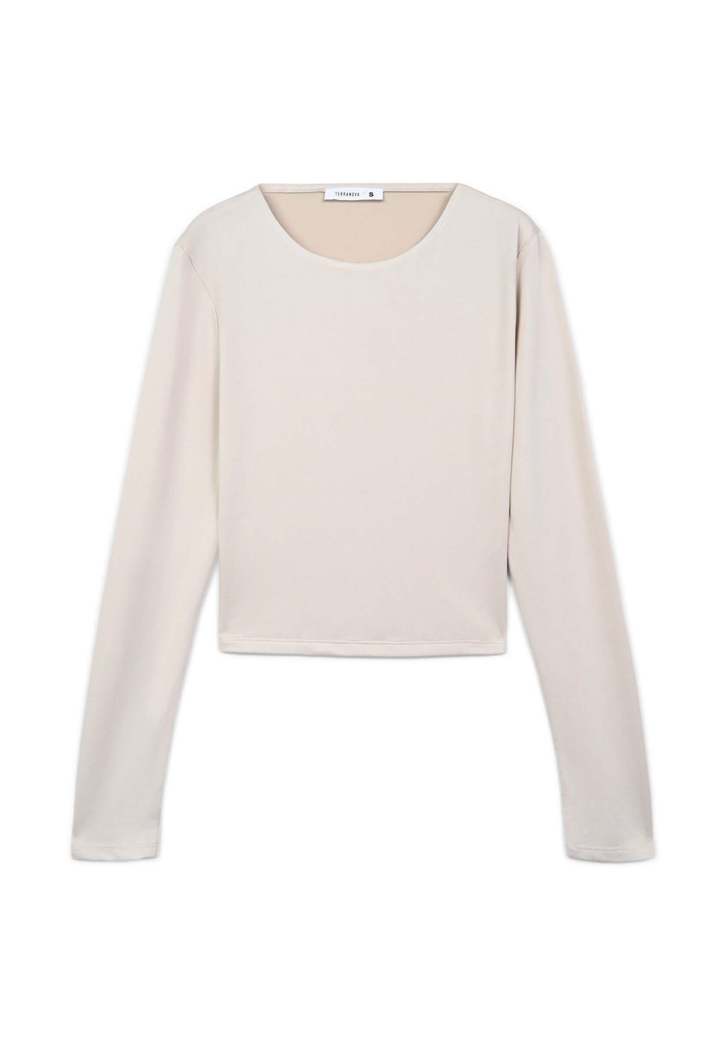 

Футболка с длинным рукавом CROPPED Terranova, серый