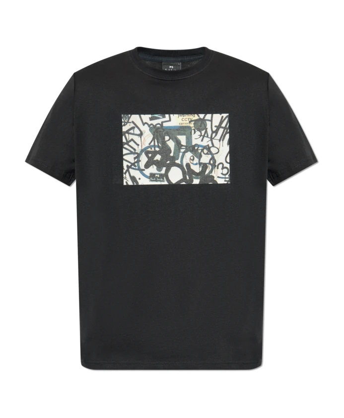 

Футболка с принтом Ps By Paul Smith, черный