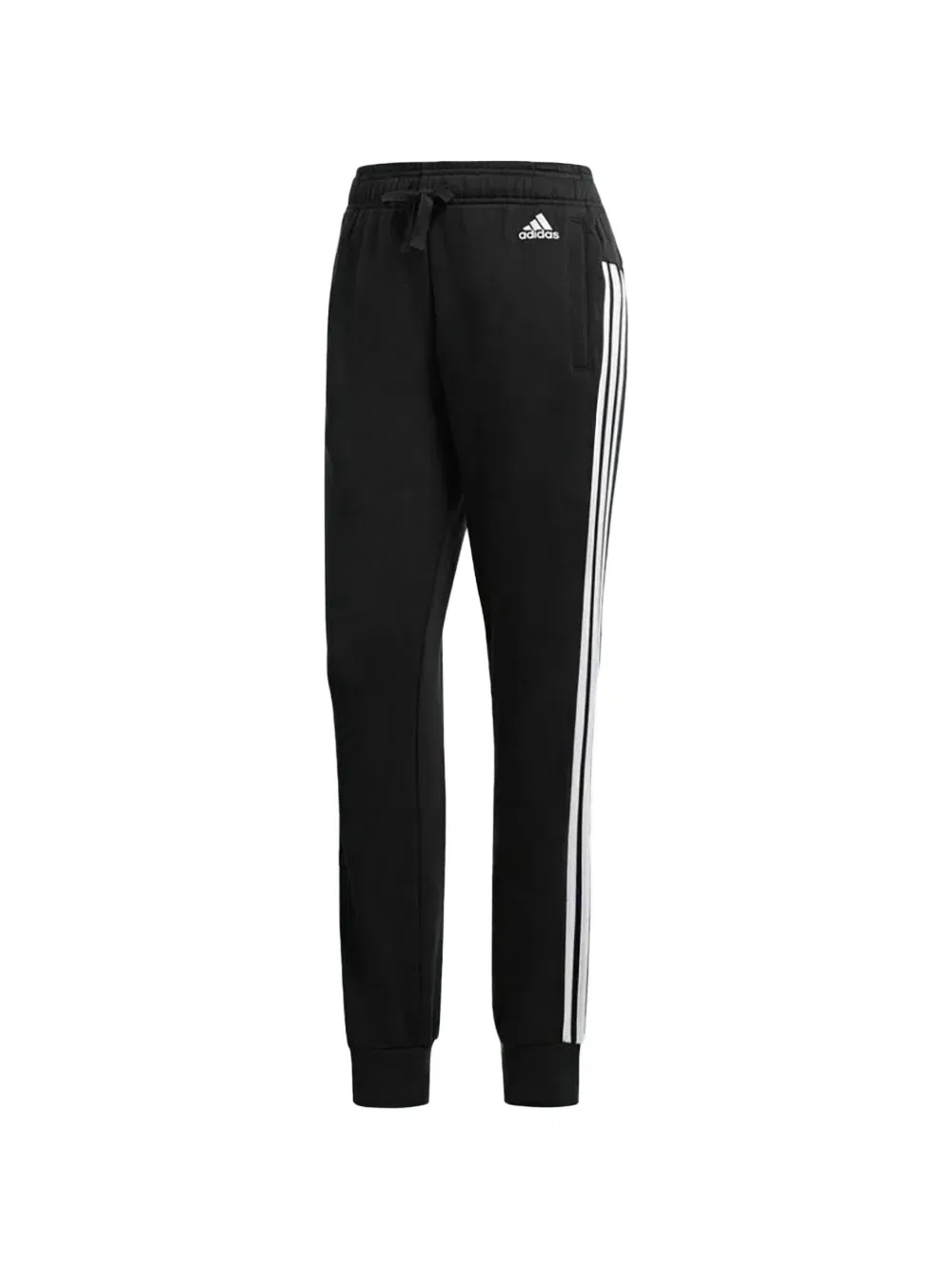 Классические спортивные брюки с тремя полосками Adidas, черный