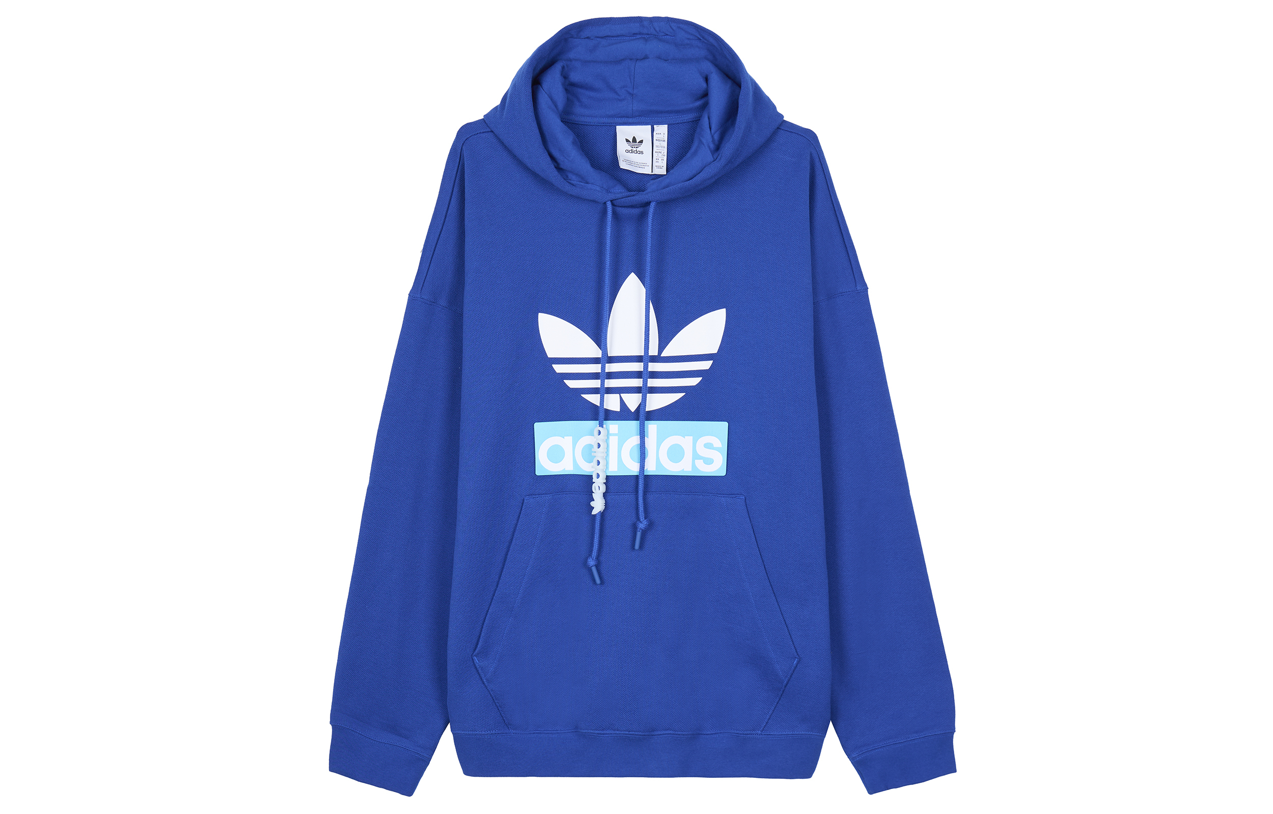 

Adidas Originals Толстовка BIG TREFOIL мужская студенческая синие