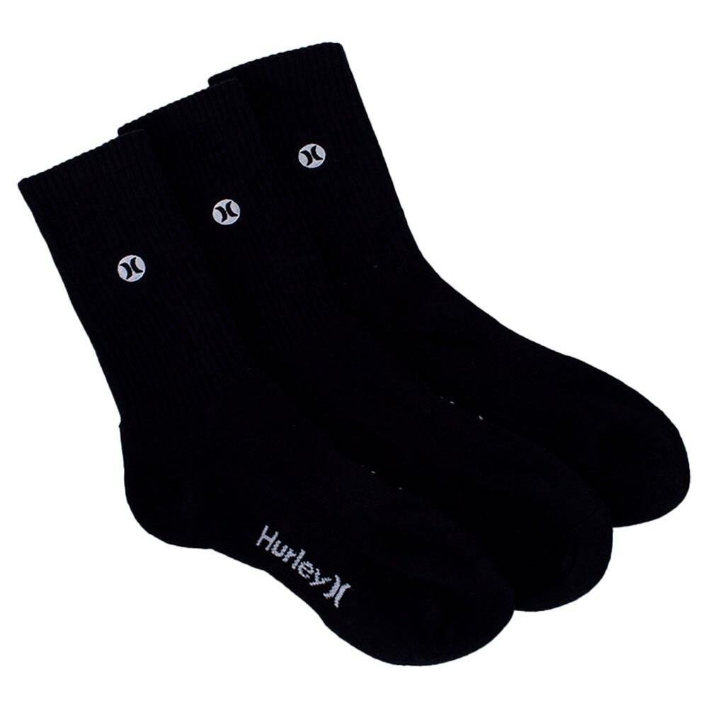 

Носки Hurley H2O Dri Crew 3 шт, черный