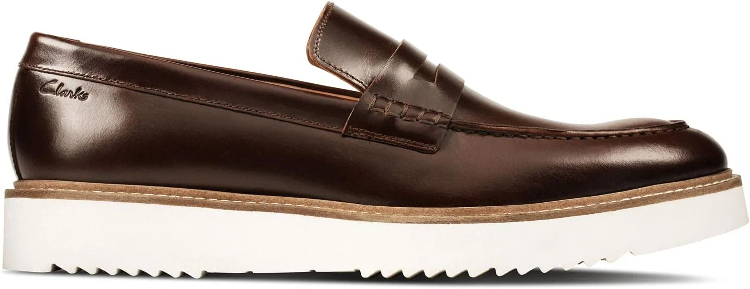 Лоферы Clarks Craftmaster Ernest Free, темно-коричневая кожа — фото 2