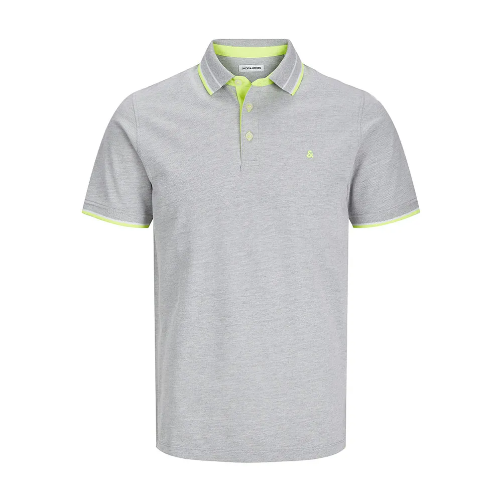 

Поло с коротким рукавом Jack & Jones Essential Paulos Plus Size, серый