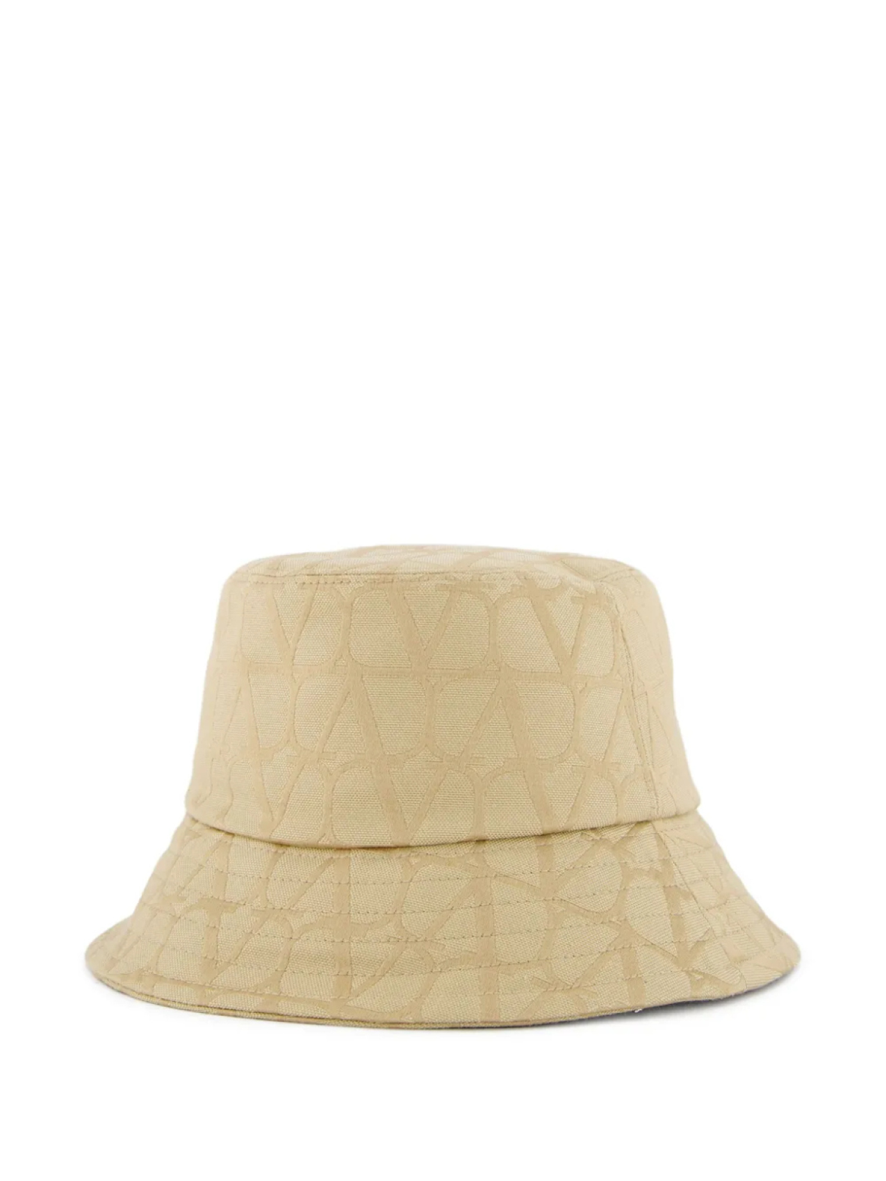 

Хлопковая шляпа-ведро Valentino Garavani, нейтральный