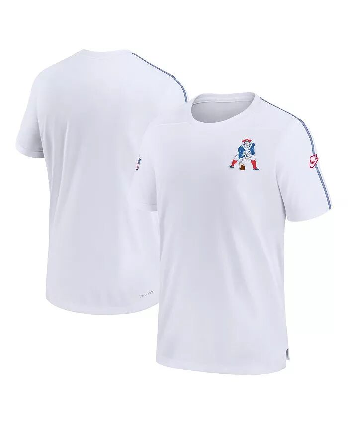 

Мужская белая футболка New England Patriots Sideline Alternate Logo Coach Performance Nike