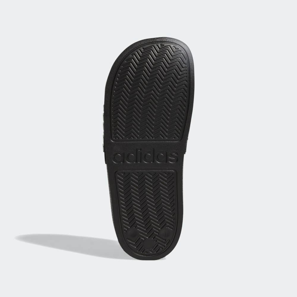 Детские шлепанцы для душа adidas Adilette, белый/черный — фото 4