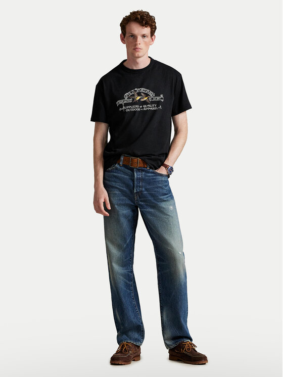 Футболка classic fit 710981142001 Polo Ralph Lauren, чёрный — фото 2