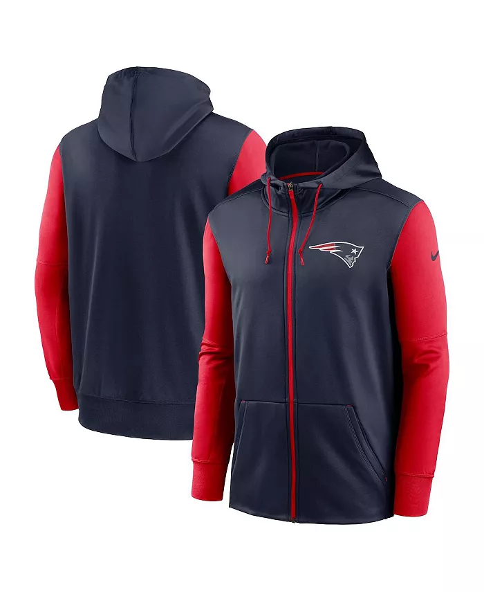 

Мужская синяя толстовка с молнией New England Patriots Performance Full-Zip Nike